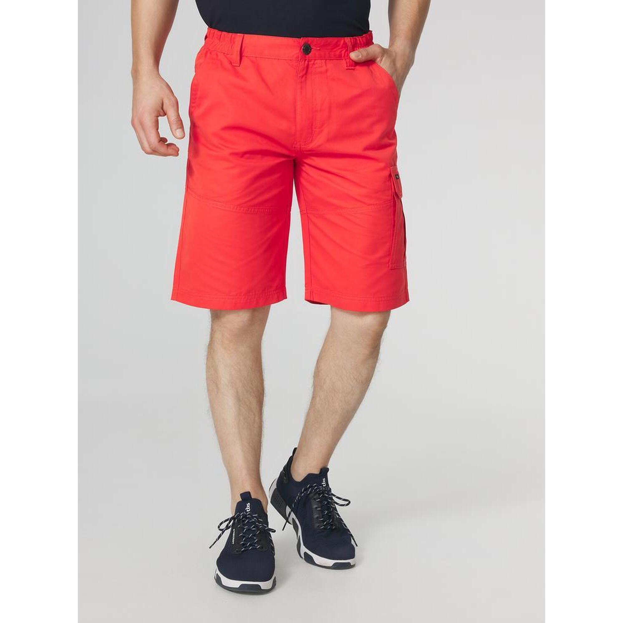 Tbs - Bermuda Homme Fuppaber Fanion, Ceinture Semi-élastiquée Avec Passants - Short De Protection - Jaune|orange - Decathlon