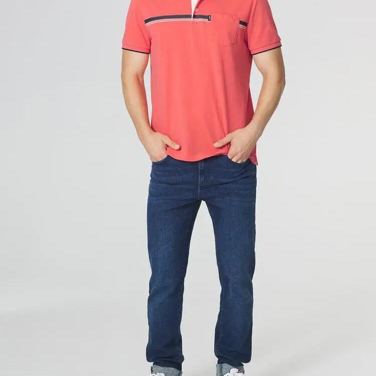 Men's Coral Polo Shirt TBS KAMALPOL