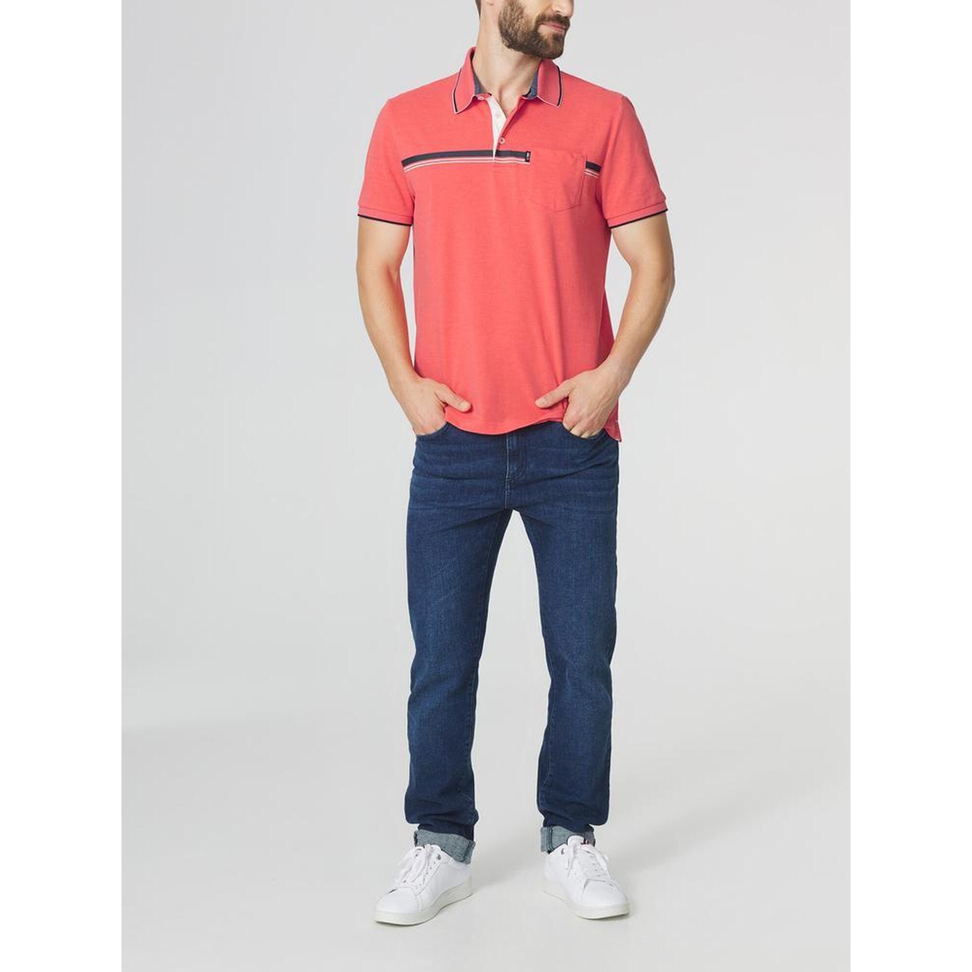 Tbs - Polo Manches Courtes Homme Kamalpol Recif Coupe Ajustée - Polo Manches Courtes - Rose - Decathlon