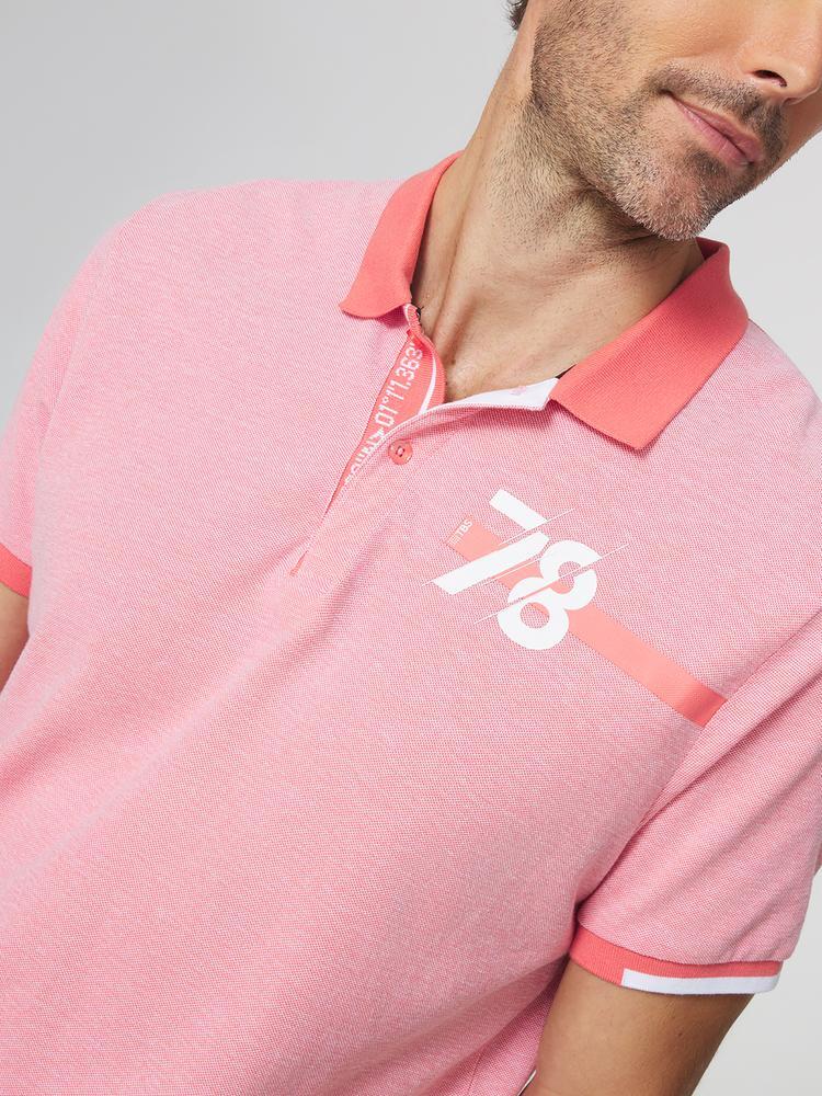 Polo Uomo TBS JERODPOL Rosa 4/5