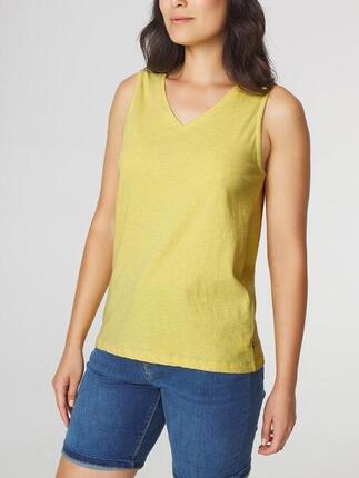 T-shirt femme ADINADEB Arctique - col V sans manches