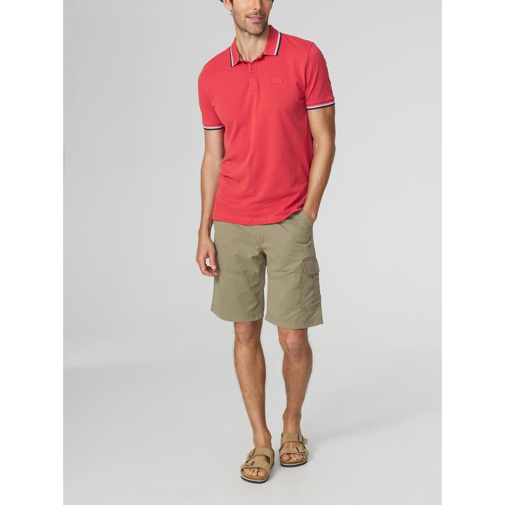 Tbs - Polo Manches Courtes Homme Yvanepol Grenade - Chemise Manches Courtes - Orange - Decathlon