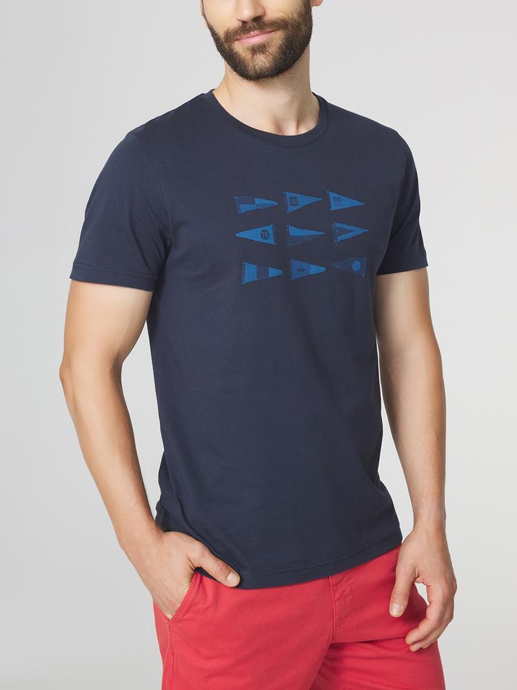 Tee shirt Kaporal Homme manches courtes POOL bleu marine