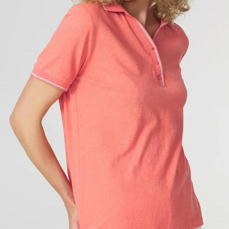 Women's Coral Polo Shirt TBS ADINAPOL