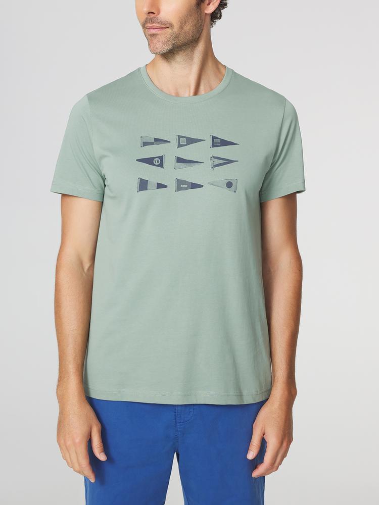 T-shirt manches courtes homme ALBERTEE Aloe 2/5