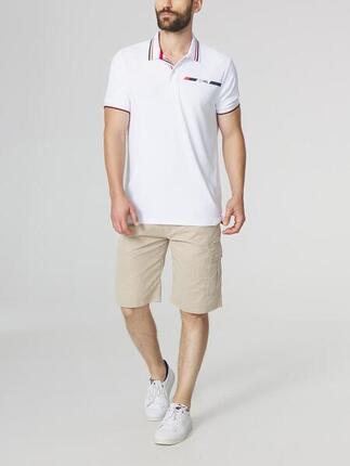 Polo manches courtes homme SELIMPOL blanc