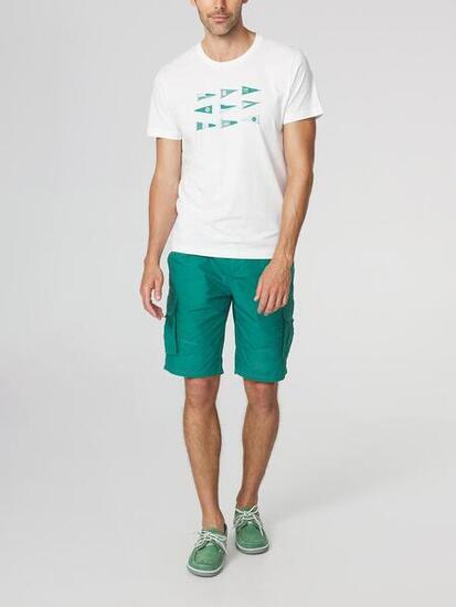 T-shirt homme ALBERTEE Arctique manches courtes col rond 100% coton