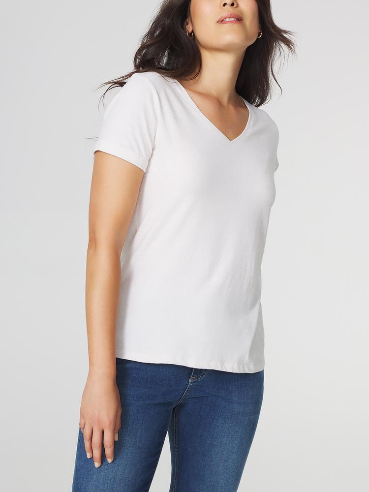 T-shirt manches courtes Femme ADINATEE Arctique 3/5