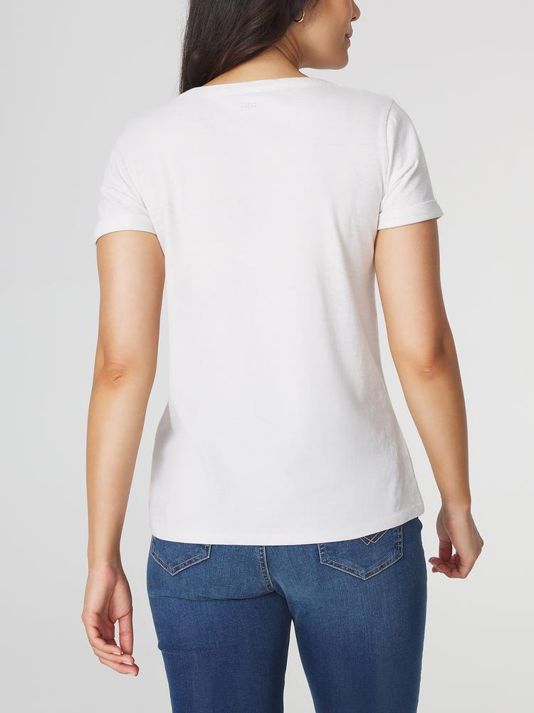 T-shirt manches courtes Femme ADINATEE Arctique 5/5