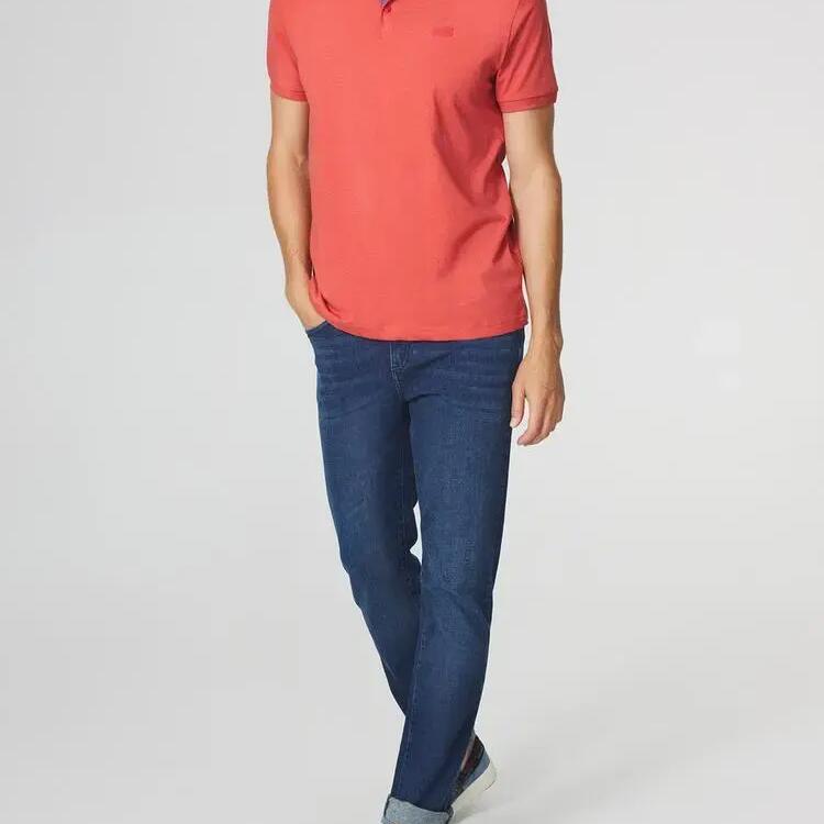 Men's Red Polo Shirt TBS ARSON