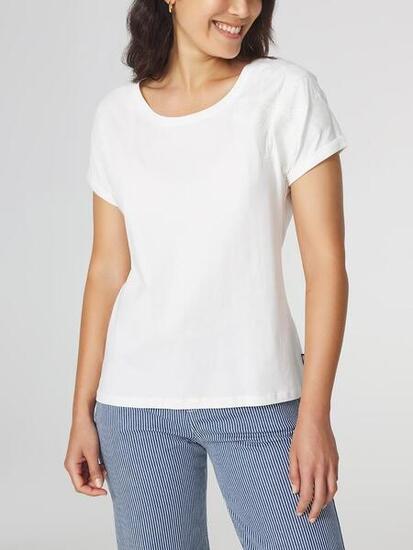 T-shirt manches courtes femme ZELDATEE Arctique, 100% coton