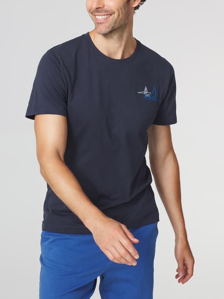T-shirt homme manches courtes SOHANTEE - Navy 2/5