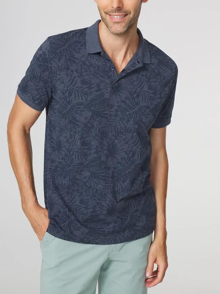 TBS Herren Polo-Shirt Marineblau 2/5