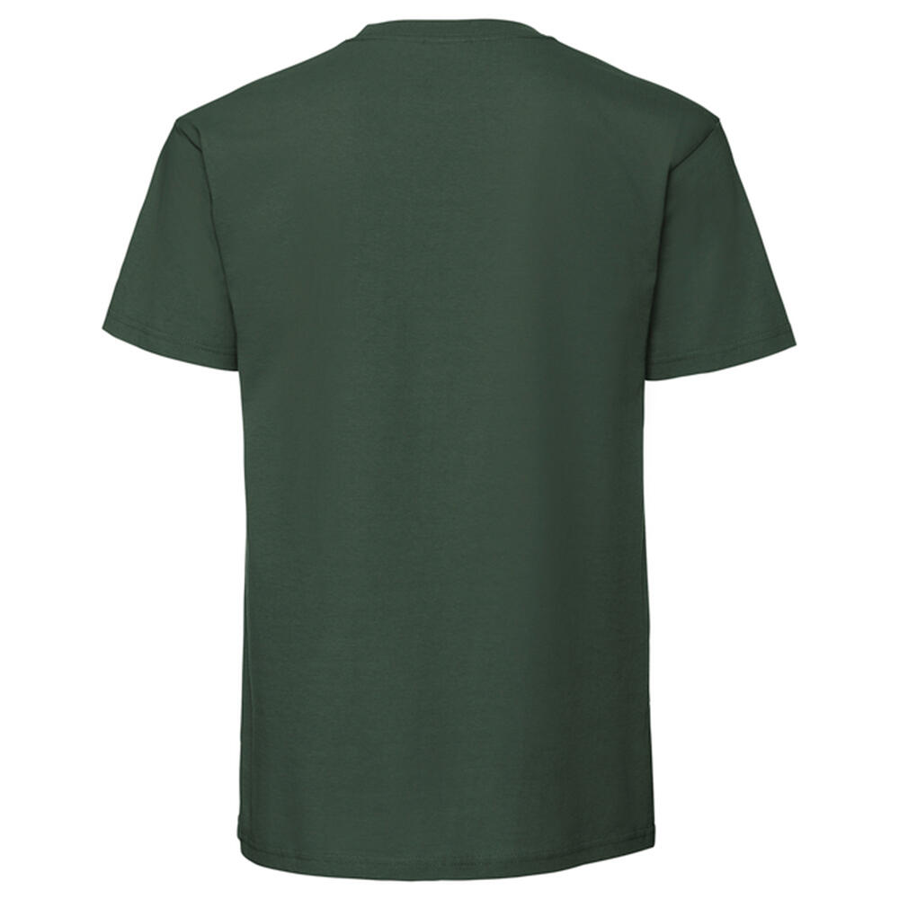 T-Shirt unisexo para adultos Iconic 195 (Verde Garrafa) 2/3