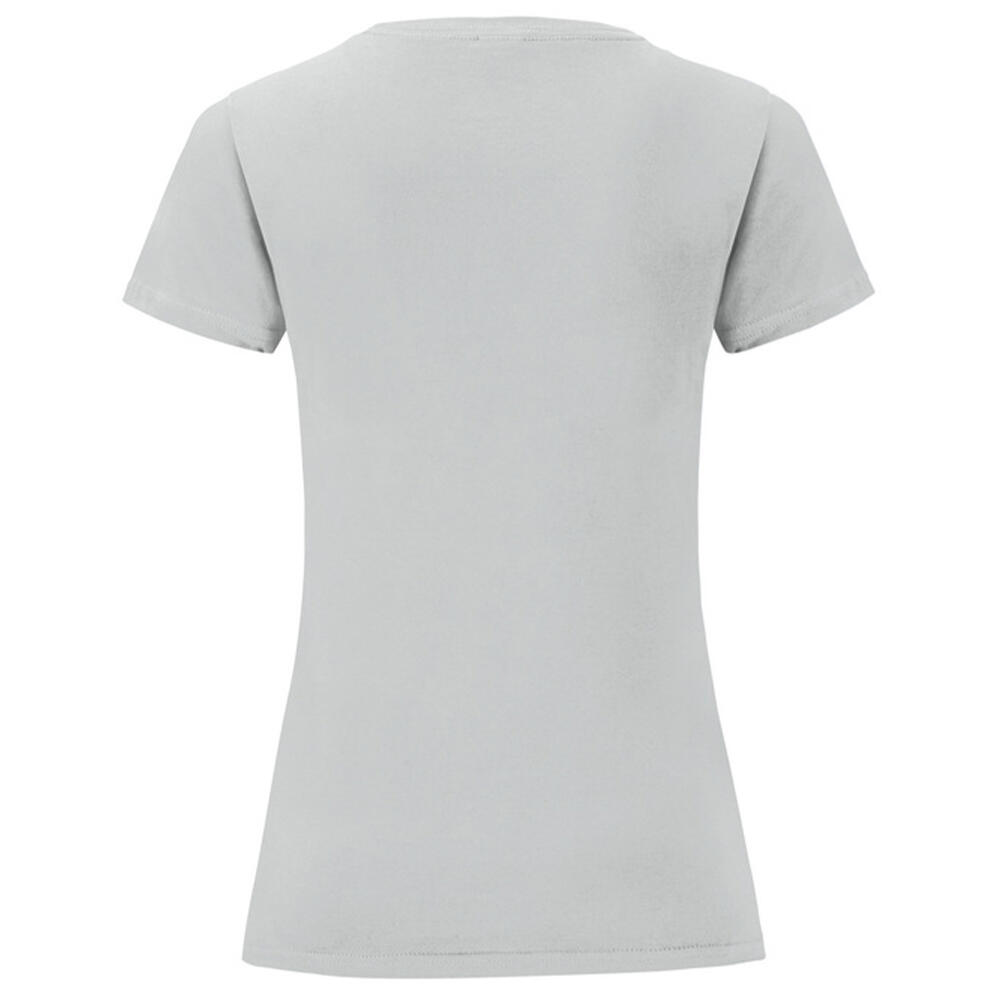 Camiseta Iconic de Algodón Cepillado para Mujer Cinc Sólido 2/3