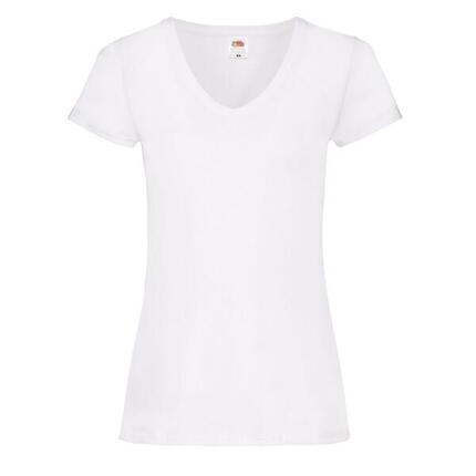 Tshirt Motif/style Uni VALUEWEIGHT Femme (Blanc)