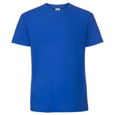 Maglietta Adulto Unisex Fruit Of The Loom Iconic 195 Blu Azzurro