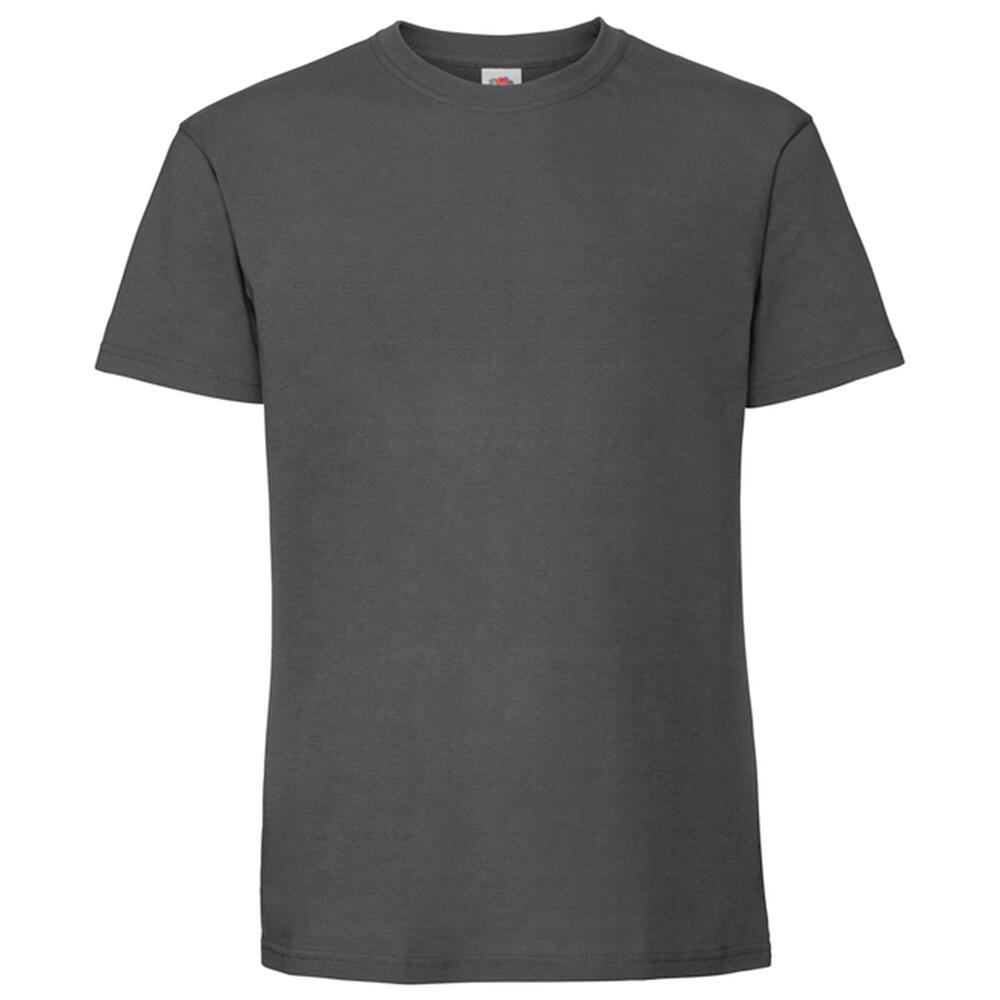 Unisex Adult Iconic 195 TShirt (Light Graphite Solid)