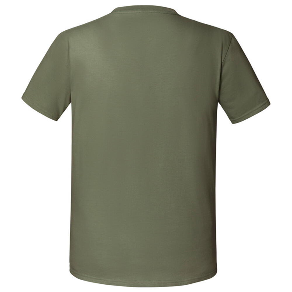 Camiseta Iconic 195 para Adultos Unisex Oliva Clásico 2/3