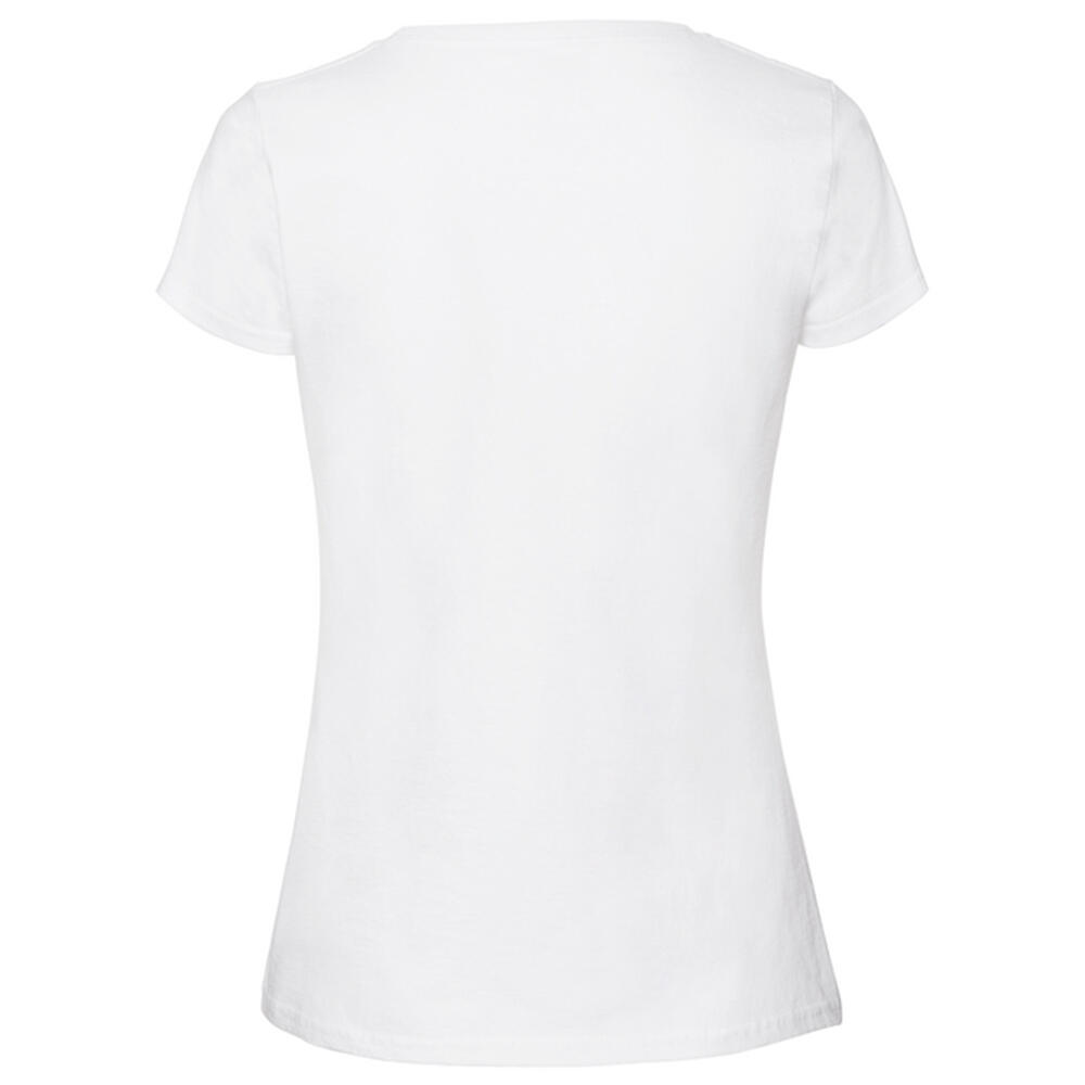 Tshirt Motif/style Uni ICONIC Femme (Blanc) 2/3