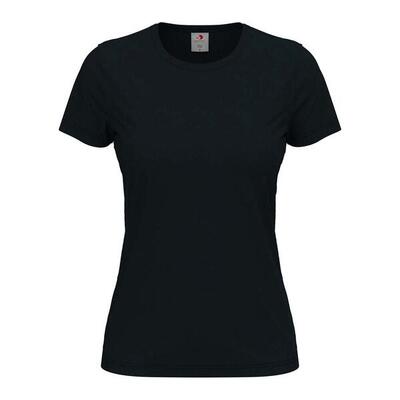 Maglietta Aderente Donna Stedman Classic Grigio Ardesia Tinta Unita