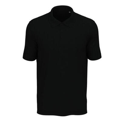 Heren lux poloshirt (scharlakenrood)