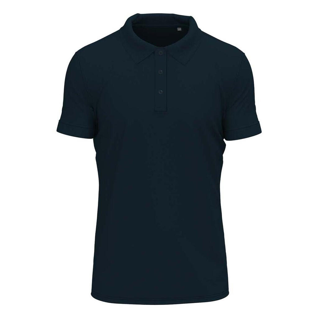 Mens Stretch Polo Shirt (Marina Blue)