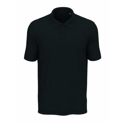 Heren lux poloshirt (scharlakenrood)