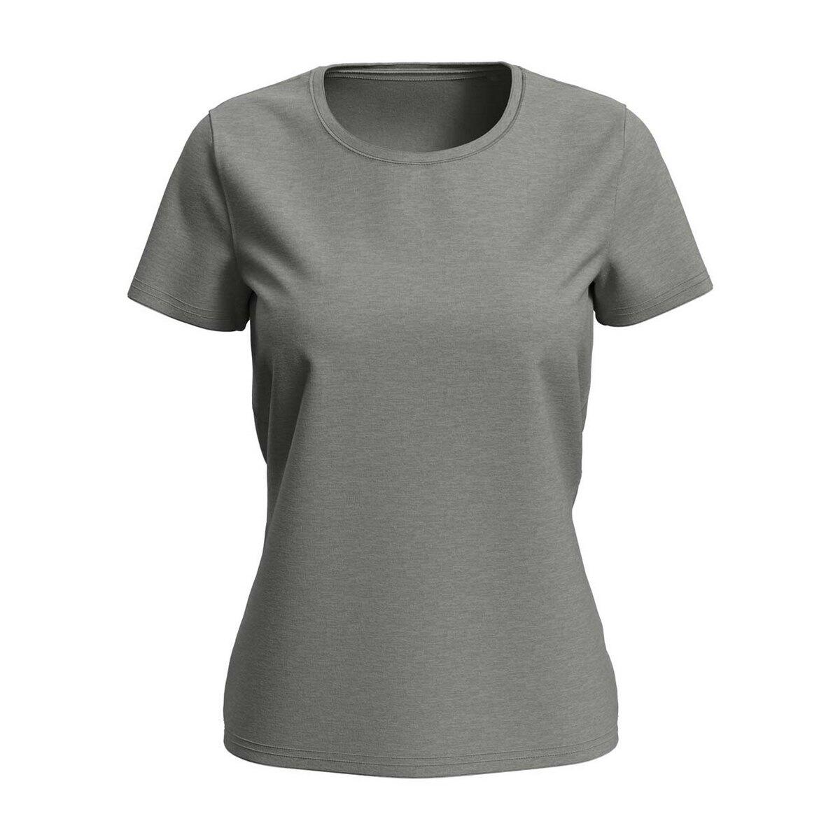 Stedman - Tshirt Lux Femme (gris Chiné) - T-shirt Manches Courtes - Gris - Decathlon