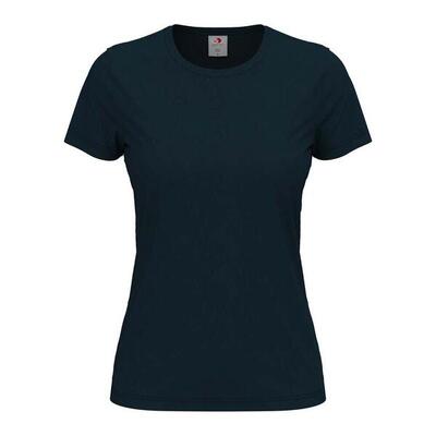 Maglietta Aderente Donna Stedman Classic Grigio Ardesia Tinta Unita