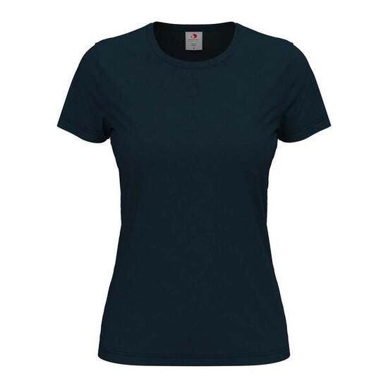 Maglietta Aderente Donna Stedman Classic Grigio Ardesia Tinta Unita