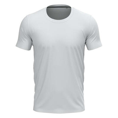 Uniseks heather stretch tshirt voor volwassenen (grijze heide)