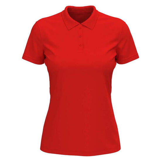 Polo LUX Femme (Rouge Écarlate)