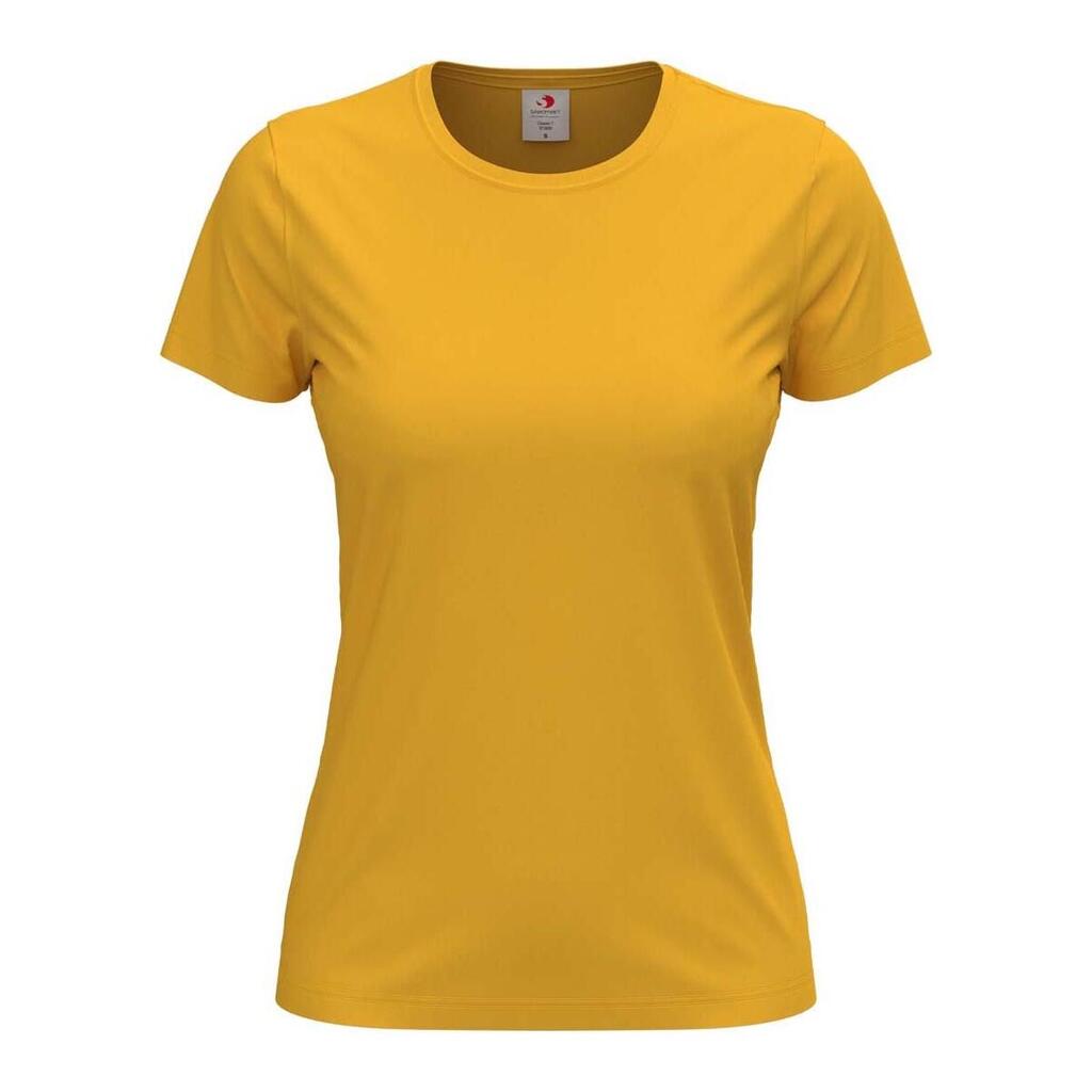 Womens/Ladies Classic Fitted TShirt (Sunflower Yellow)