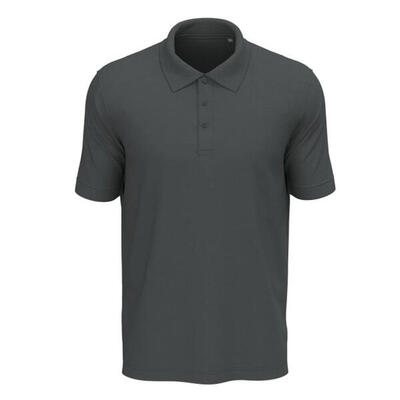 Heren lux poloshirt (scharlakenrood)