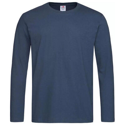 Maglietta Manica Lunga Adulto Unisex Stedman Comfort Bianco