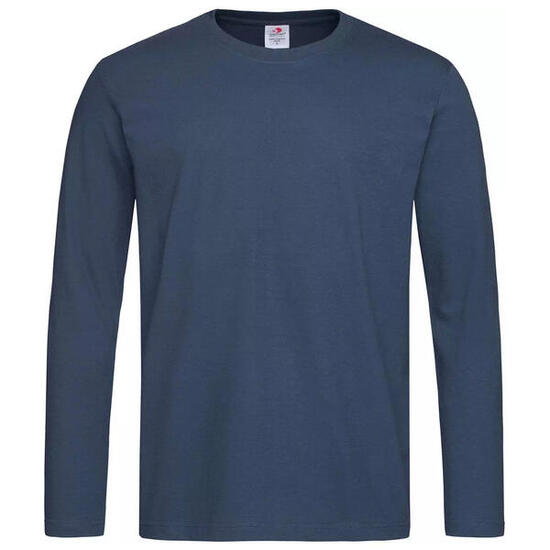 Maglietta Manica Lunga Adulto Unisex Stedman Comfort Bianco