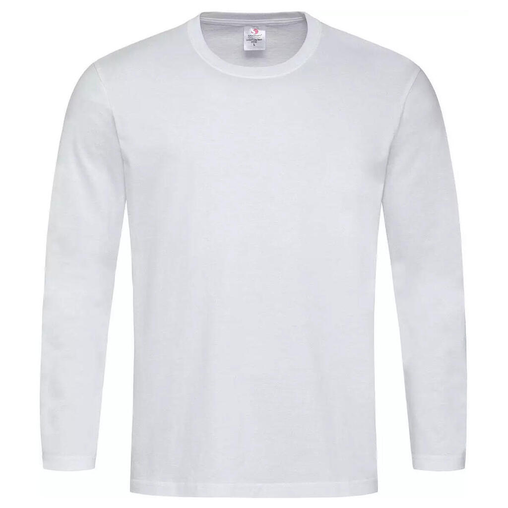 Unisex Adult Comfort LongSleeved TShirt (White)