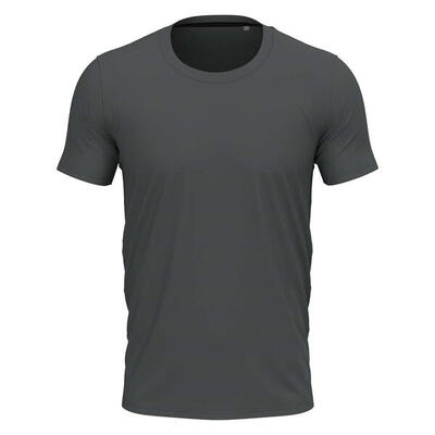 Uniseks heather stretch tshirt voor volwassenen (grijze heide)
