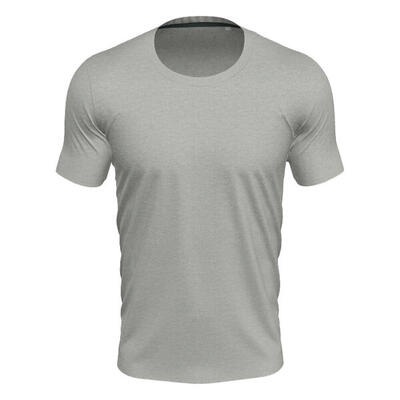 Uniseks heather stretch tshirt voor volwassenen (grijze heide)