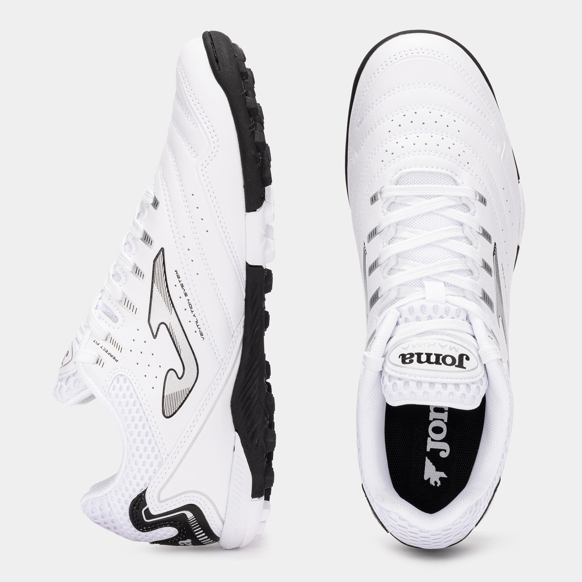 Chaussures Football Football Adulte Joma Maxima 25 TF Blanc 4/6