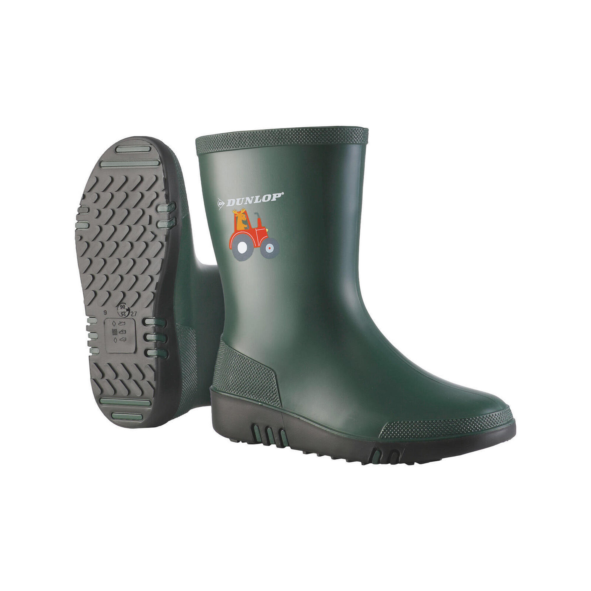 Dunlop - Dunlop Bottes Mh0kl01 Mini Vert/noir - Bottes D'Écurie - Vert - Decathlon