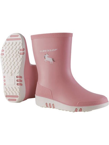 DUNLOP Stiefel MH0KW01 Mini Rosa/Weiß