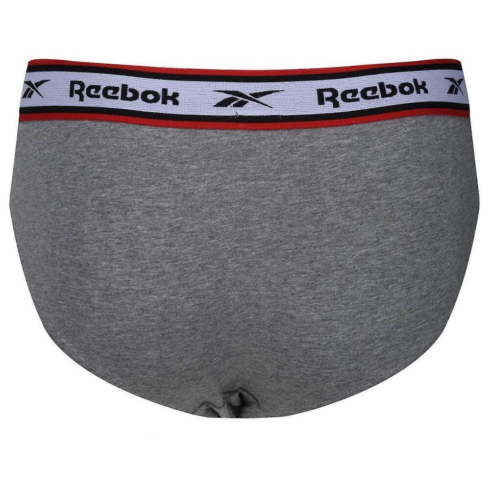 Slip Uomo Misura Confezione 3 Reebok Chase Nero Bianco Grigio Di Marna 2/4