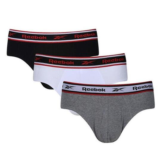 Slip Uomo Misura Confezione 3 Reebok Chase Nero