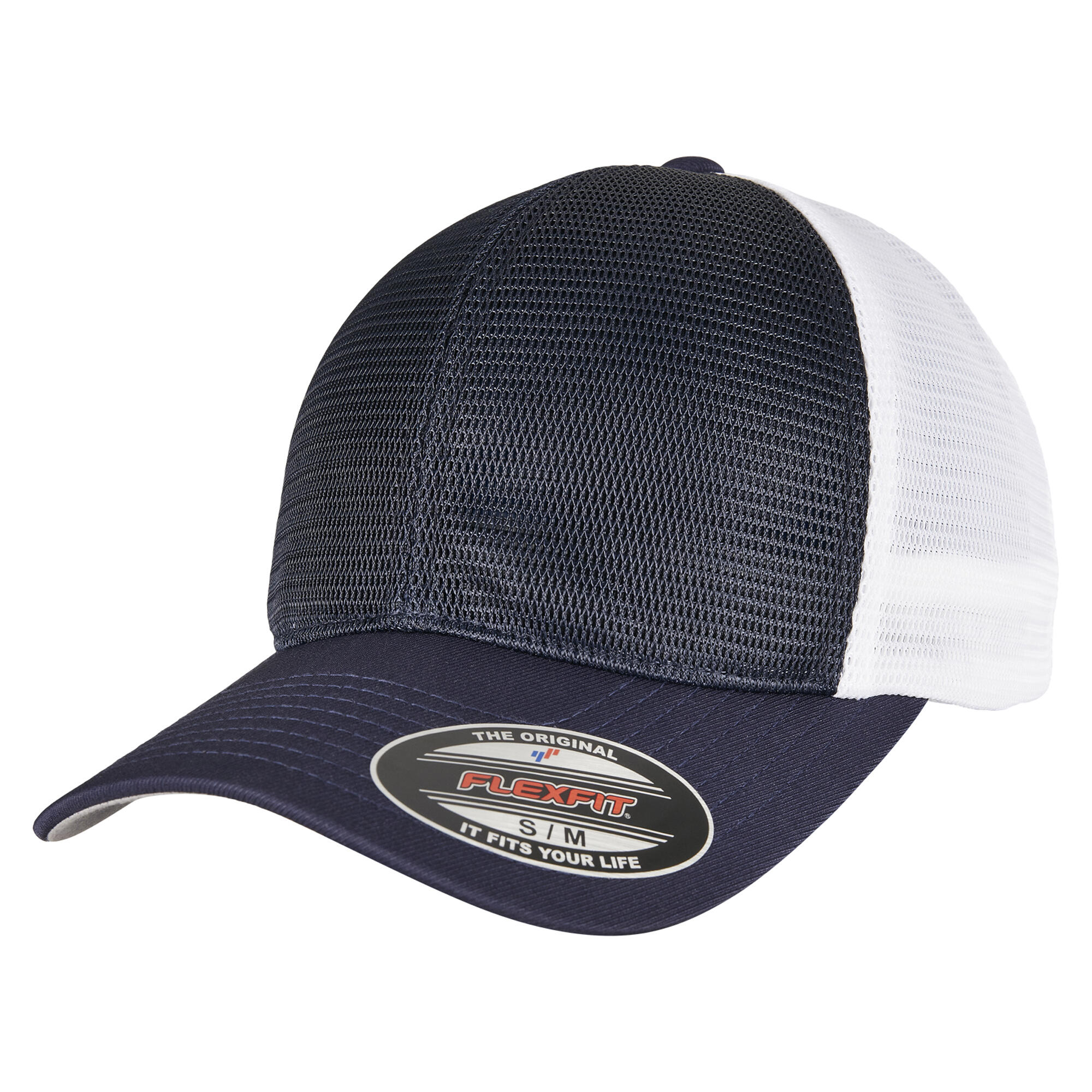 Flexfit - Casquette Motif/style Deux Tons (bleu Marine / Blanc) - Casquette - Blanc|bleu - 38 S - Decathlon