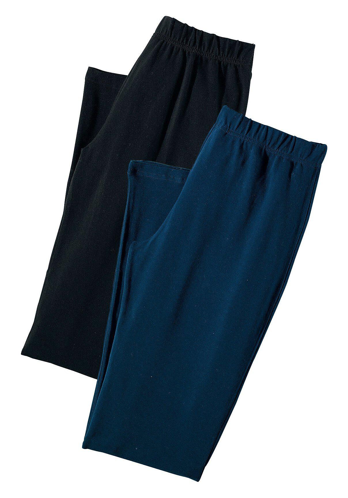 Damen Vivance Homewearhosen (2 Stück) aus softer elastischer Qualität 2/3