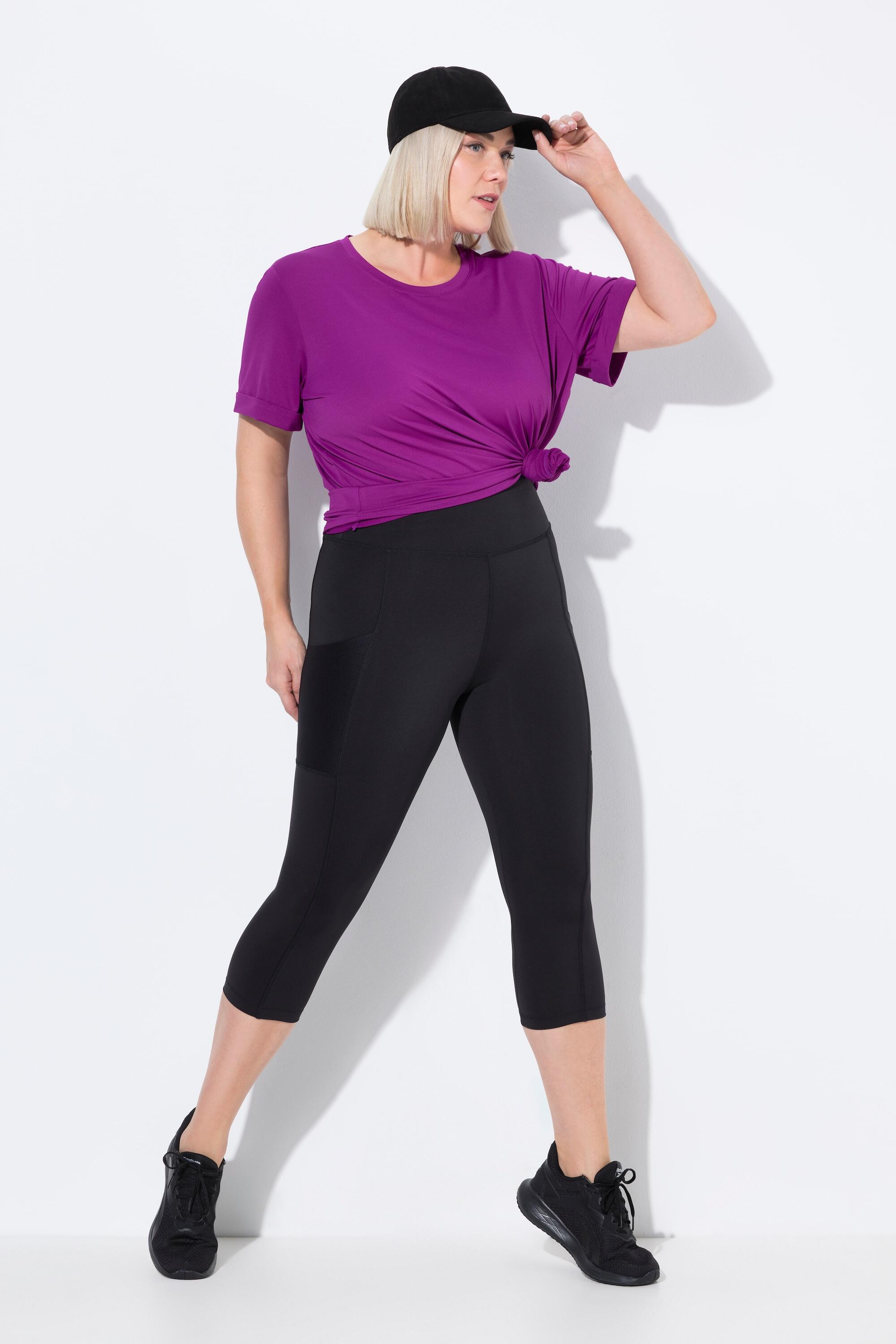 Femme Legging 3/4 taille haute longueur mollet matière séchant rapidement 7/7