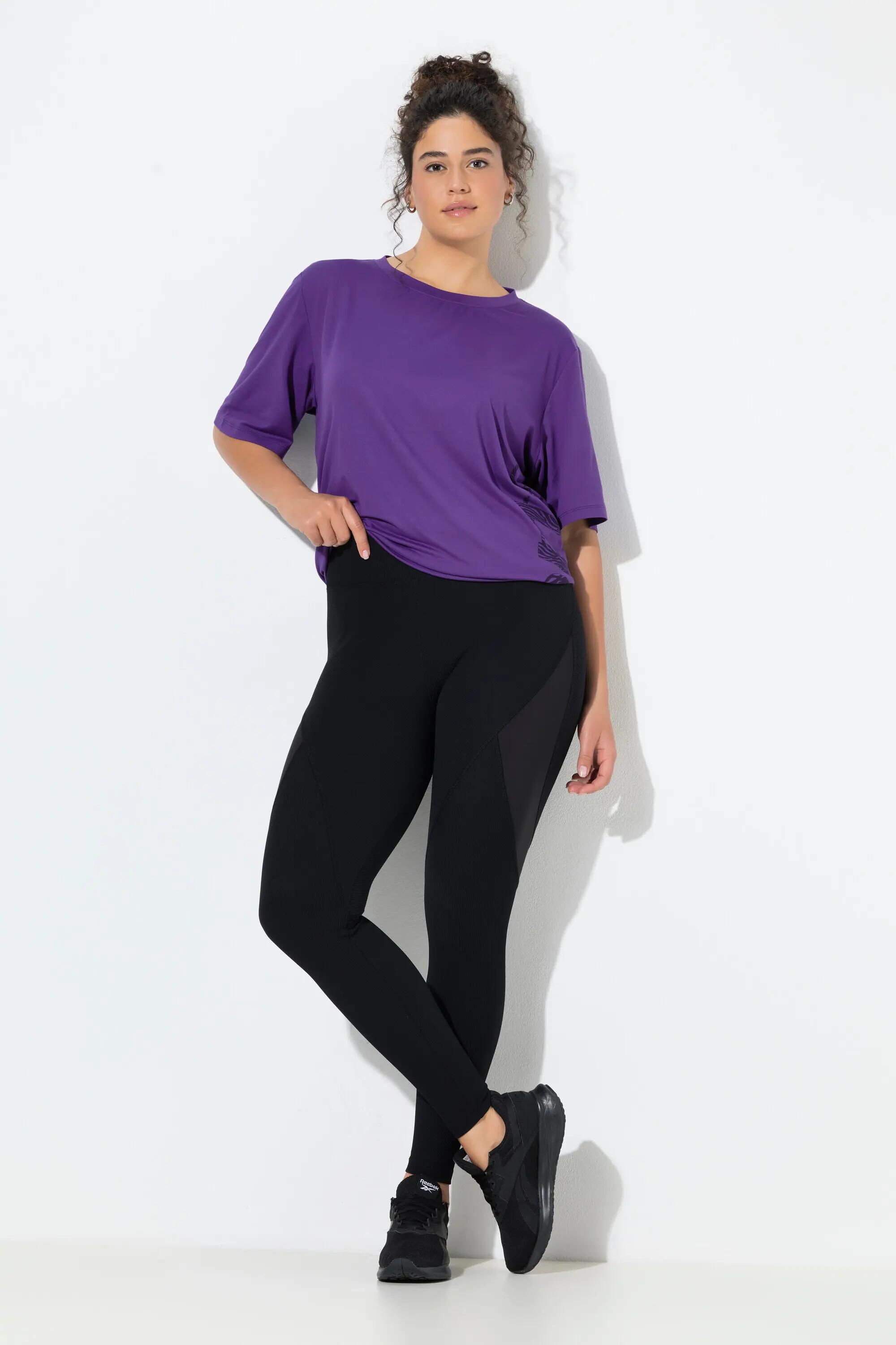 Femme Legging technique en jersey côtelé recyclé poche zippée à l'arrière 5/6