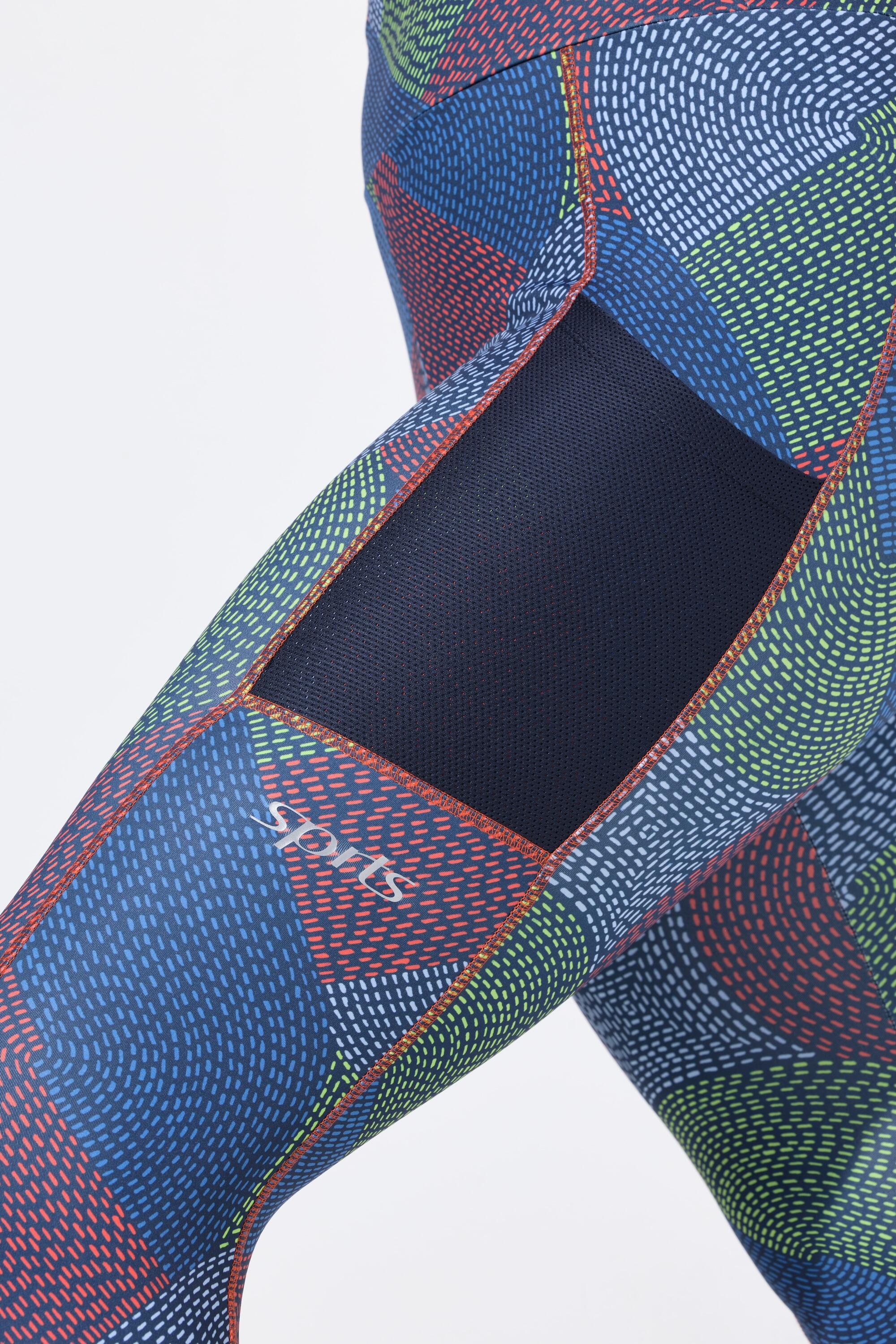 Femme Legging technique aspect « tressé ». Poche en mesh. Matière recyclée 4/7